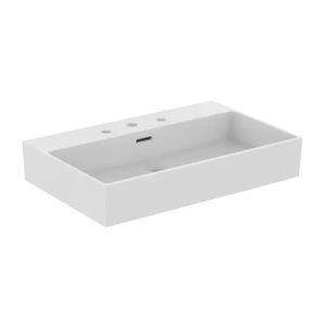 Lavoar suspendat Ideal Standard Atelier Extra cu 3 orificii baterie si preaplin alb lucios 70 cm