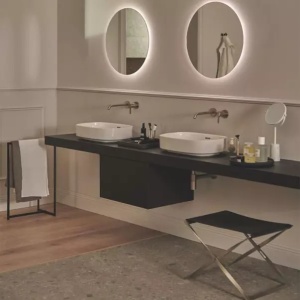 Lavoar suspendat Ideal Standard Atelier Linda-X 50 cm alb lucios cu 3 orificii baterie - Img 10