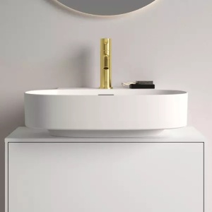 Lavoar suspendat Ideal Standard Atelier Linda-X cu orificiu baterie si preaplin 50 cm alb lucios - Img 5