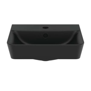 Lavoar suspendat Ideal Standard Connect Air Cube 40x35 cm negru mat - Img 4