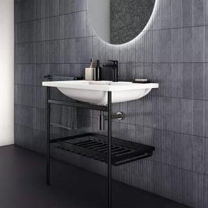 Lavoar suspendat Ideal Standard i.life B alb lucios 81 cm cu orificiu baterie si preaplin - Img 6