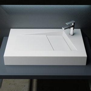 Lavoar Vinci, cu gaura de baterie, dimensiune 80x46cm - Img 3
