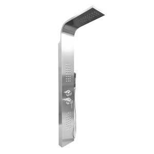 Panou de dus cu hidromasaj WT-G888, Culoare Crom - Img 2