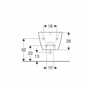 Produs cu transport gratuit Bideu suspendat Geberit Smyle Square alb - Img 2
