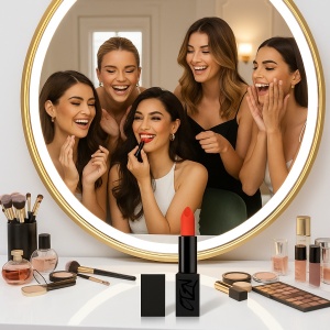 Ruj de buze cu pigment intens CTZN, Colectia Code Red, Vegan, Vitamina E, rezistent la apa, red coral - Img 6