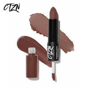 Ruj si creion de buze CTZN, Nudiversal Lip Duo, rezistent la apa, cu unt de mango salbatic, Rome - Img 1