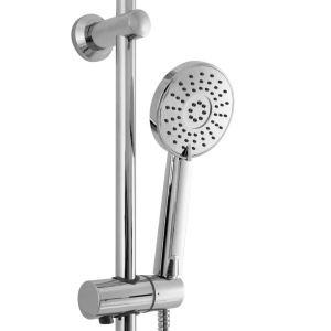 Sistem de dus REA LUIS CHROME, montaj pe perete, ploaie de dus, 3 functii, finisaj crom - Img 7