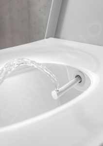 Tece TECEone - Toalet?? suspendat?? cu du?? de bideu, Rimless, alb 9700200 - Img 4