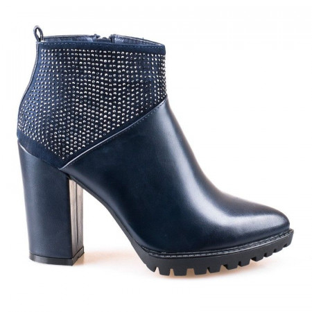 Botine cu toc gros Lucia Matar