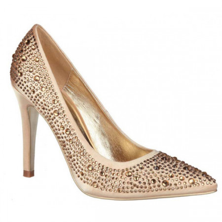 Pantofi dama eleganti, Auriu