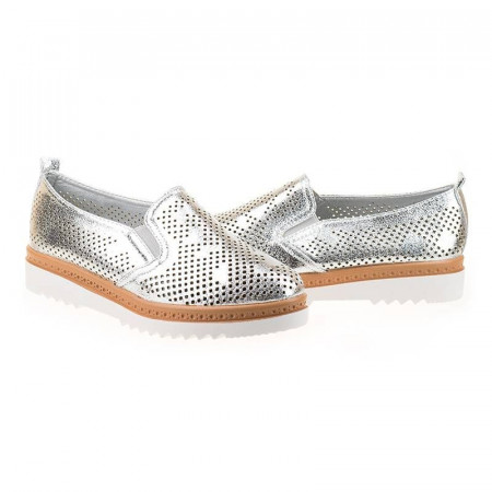 Pantofi sport chic Antonia argintii