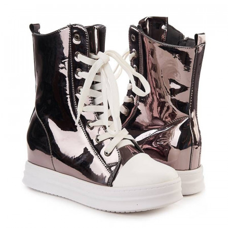 Sneakers inalti metalic Salma