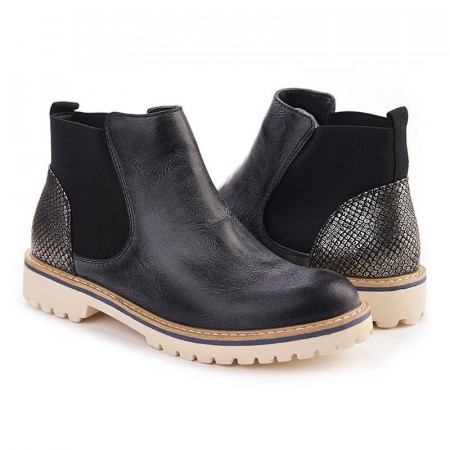 Ghete sport chic Amira negru