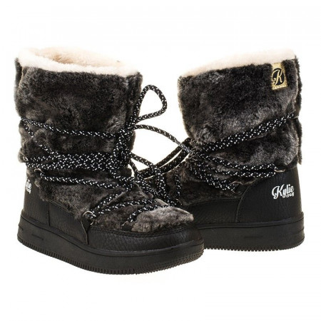 Ghete pentru fete imblanite Kylie crazy negru