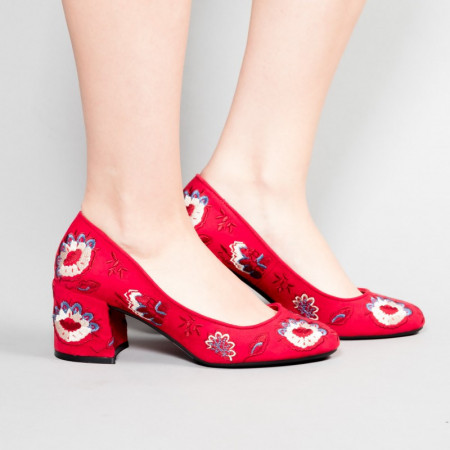Pantofi dama LISA rosu