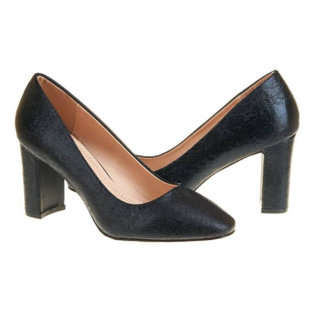 Pantofi office cu toc mediu Salma nero