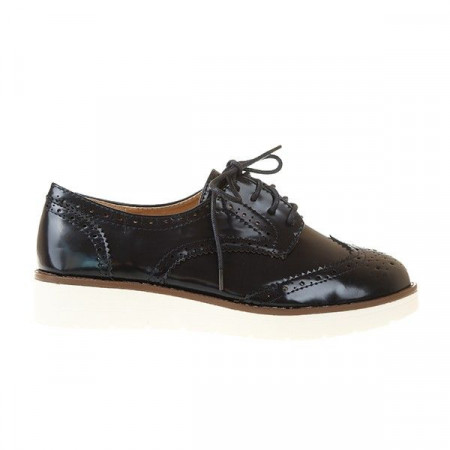 Pantofi oxford din lac Kimo