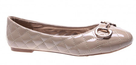 Balerini de dama khaki Chrome