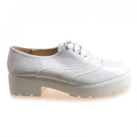 Pantofi sport cu siret Amalia wht