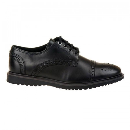 Pantofi barbati casual din piele naturala italiana Demetrio negru