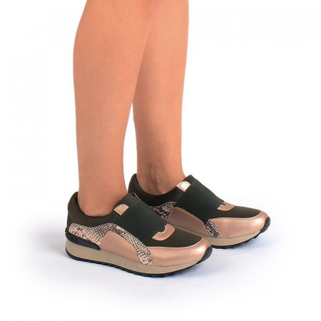 Sneakers bronze Bianca