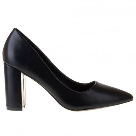Pantofi office stiletto cu toc gros Ambrosia