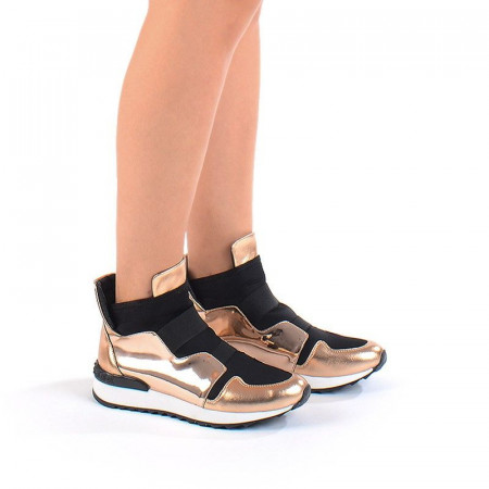 Pantofi sport la moda Marta bronze