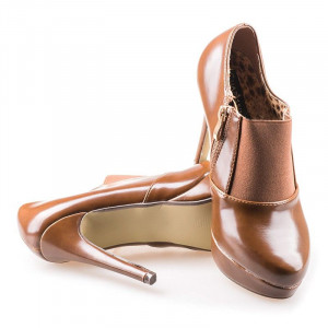 Botine cu toc si platforma Jolie - Img 5