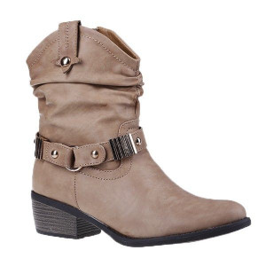Botine Khristal beige - Img 1
