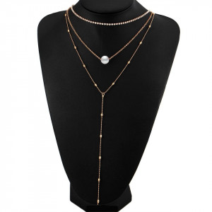 Bijuterii tip choker cu lant Gia - Img 1
