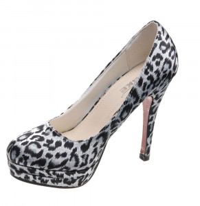 Pantofi de dama black leopard Crista - Img 3