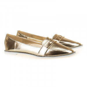 Balerini Piele Aurii Goldie - Img 2