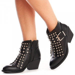 Botine cu toc trendy Yasmina - Img 5