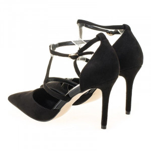 Pantofi stiletto cu barete Mia - Img 5