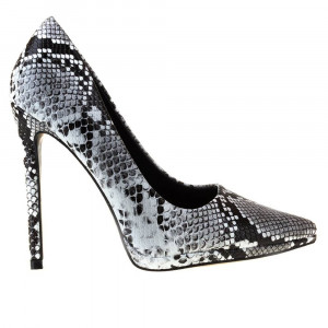 Pantofi stiletto cu toc inalt snake Martina - Img 1