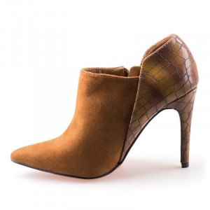 Botine cu toc la moda Angelina - Img 3