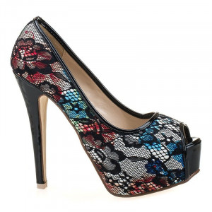 Pantofi cu platforma snake Anita - Img 3