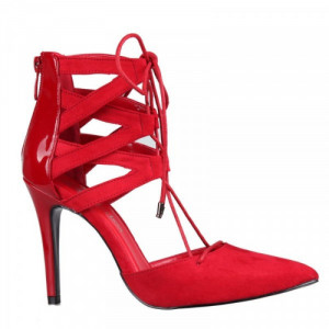 Pantofi dama eleganti, Rosu