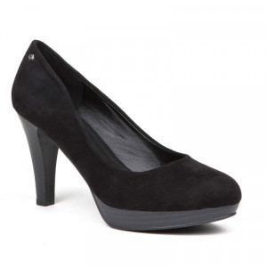 Pantofi dama, casual cu toc mic Negru