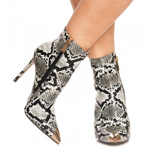 Botine cu toc inalt Josefa - Img 3