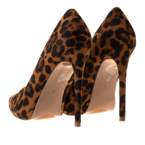 Pantofi stiletto cu toc inalt leopard Martina - Img 5