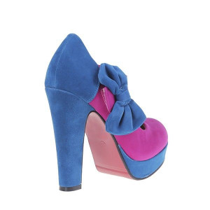 Pantofi Sorana blu/ fuchsia - Img 4