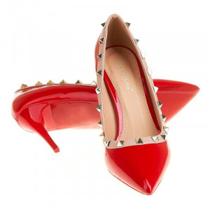 Pantofi stiletto cu toc mediu Carla - Img 5