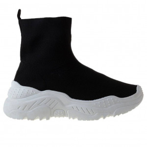 Sneaker trendy din textil elastic Andra - Img 2