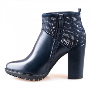 Botine cu toc gros Lucia Matar - Img 3