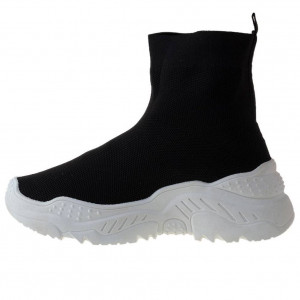 Sneaker trendy din textil elastic Andra - Img 3