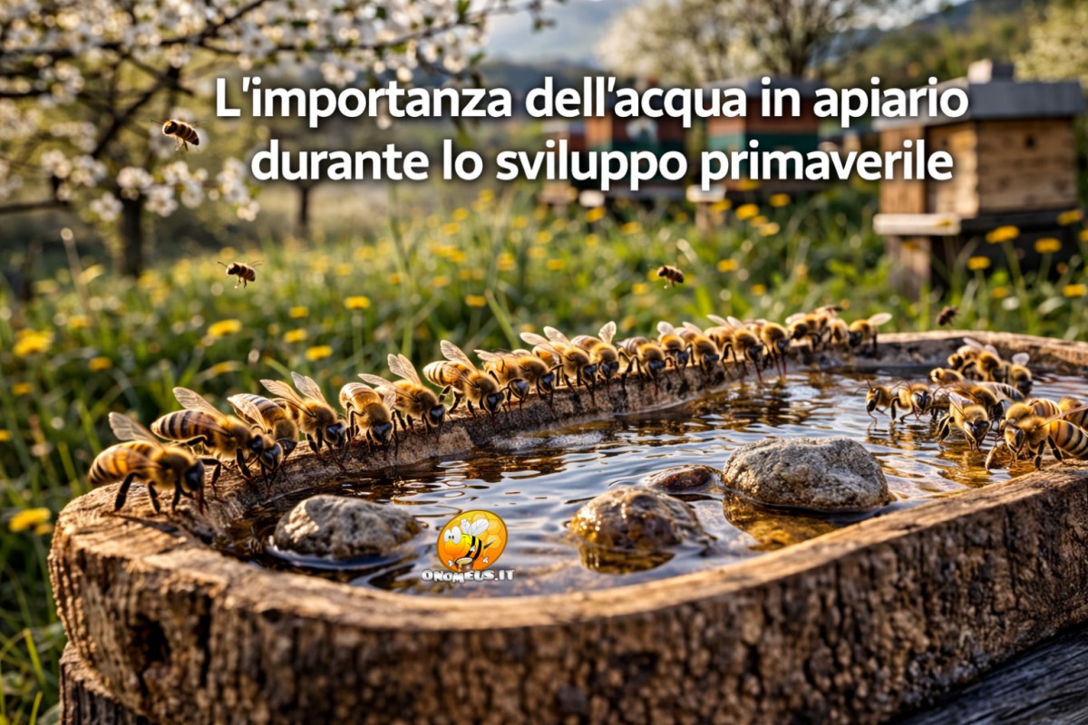 L'importanza dell'acqua in apiario durante lo sviluppo primaverile 