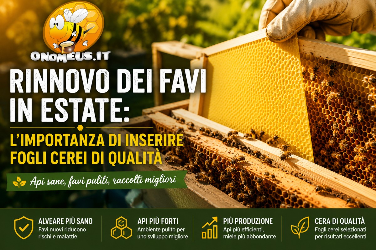 Rinnovo Dei Favi In Estate: L'Importanza Di Inserire Fogli Cerei Di Qualita