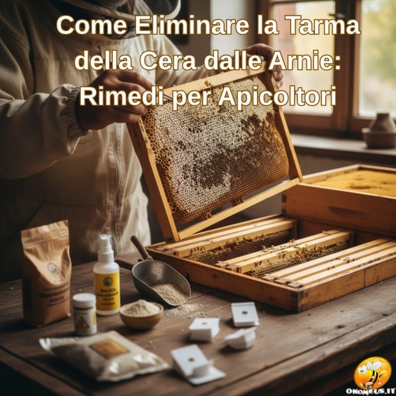 Come Eliminare la Tarma della Cera dalle Arnie: Rimedi per Apicoltori - onomeus.it