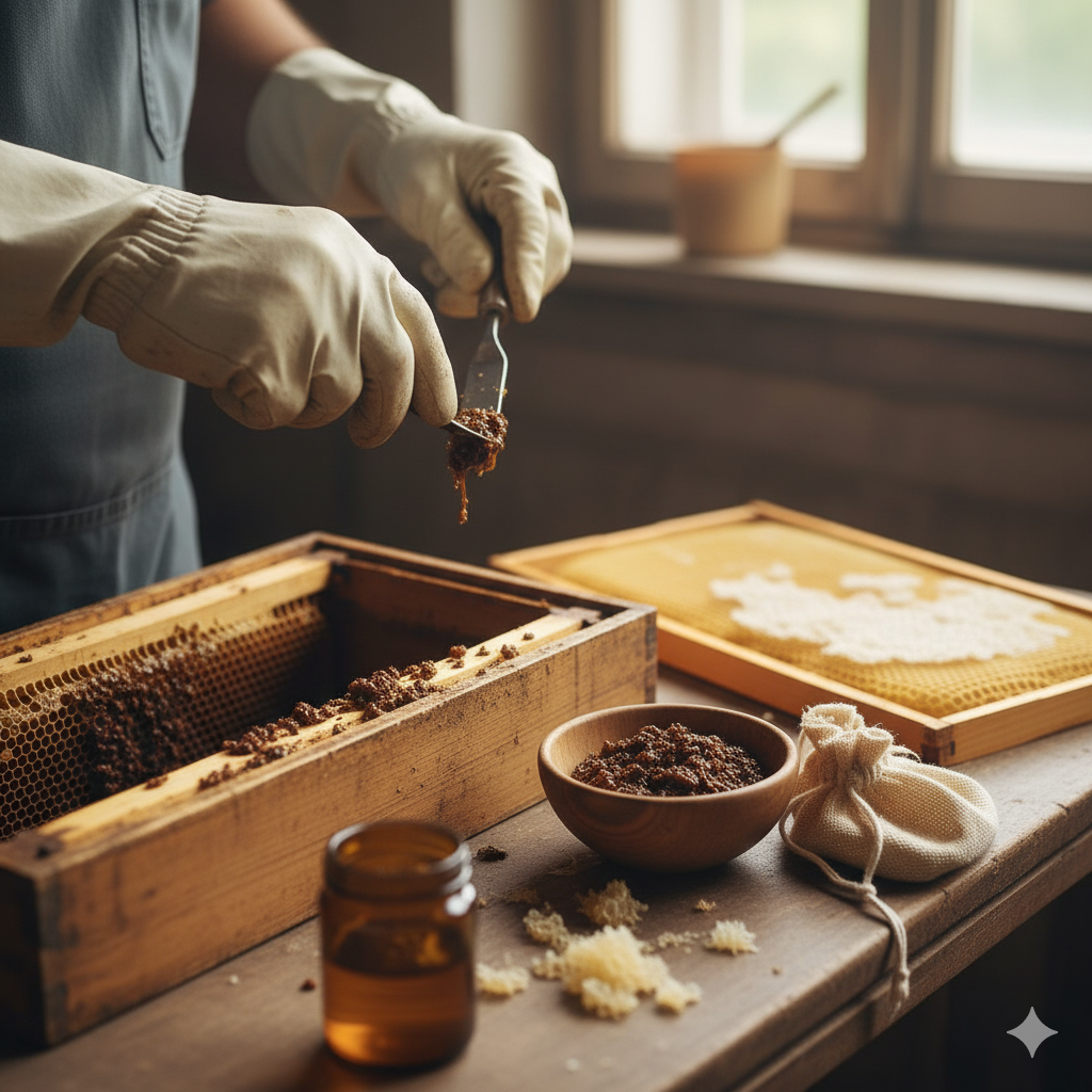 Raccolta manuale dell'opercolo, evidenziando le sue proprietà naturali e il potenziale sottovalutato - onomeus.it